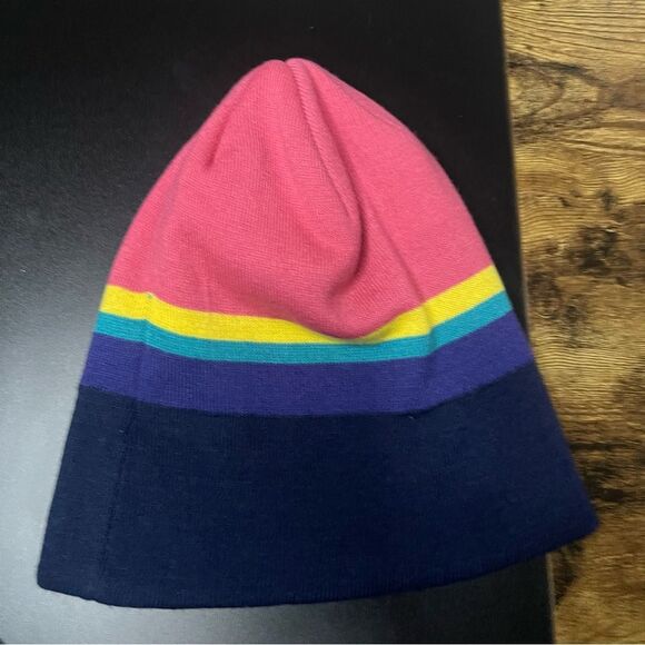 Neff Beanie Hat Striped Retro Color Pallet Winter Warm - Picture 4 of 6